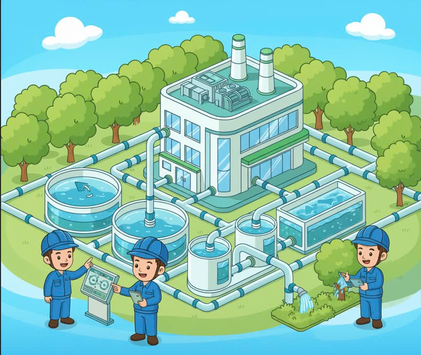 Cuộc thi vẽ tranh “Sáng kiến sử dụng nước an toàn, hiệu quả”: Khi công nghệ xanh giúp bảo vệ nguồn nước